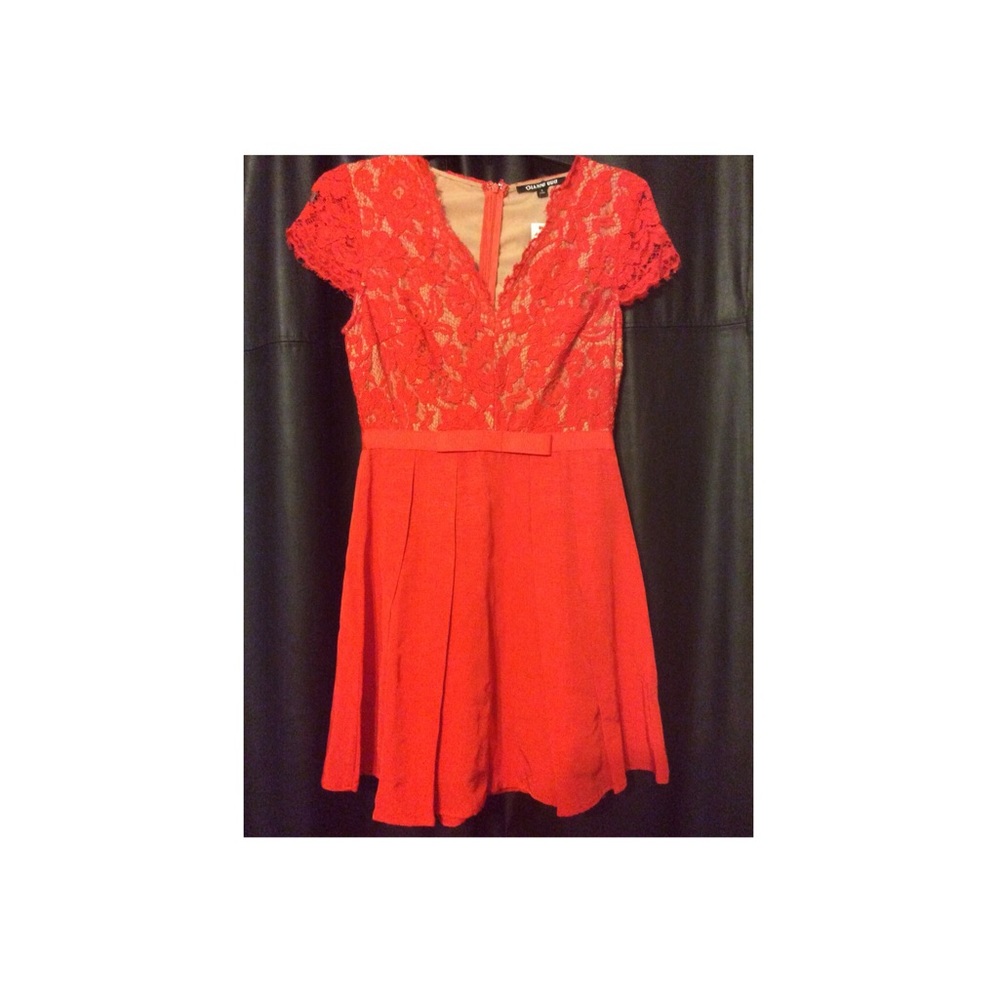 New~ Gianni Bikini Red Dress Size- S